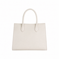 UrbanTote Ivory Structured Tote Bag for Women