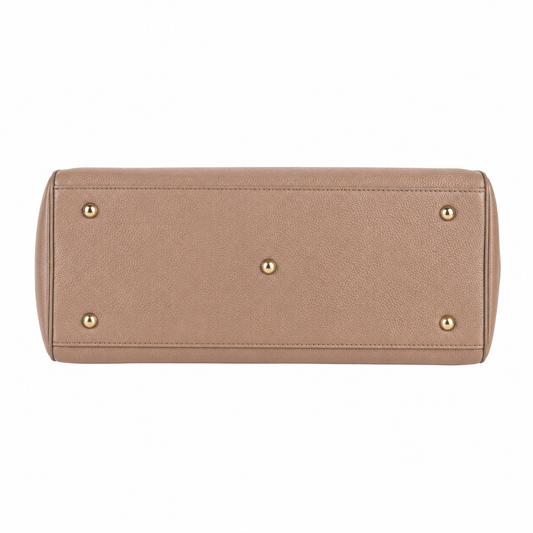 UrbanTote Taupe Structured Tote Handbag for Women