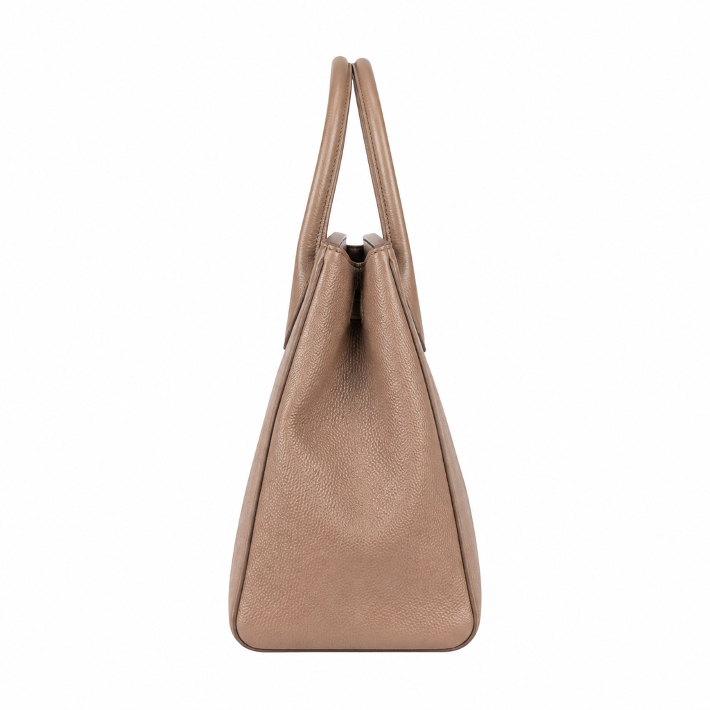 UrbanTote Taupe Structured Tote Handbag for Women